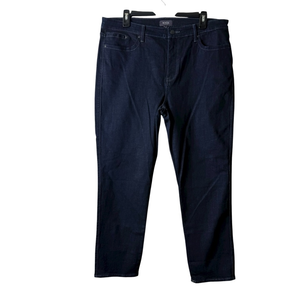 NYDJ Not Your Daughters Jean Dark Wash Straight Bootcut Denim Jeans